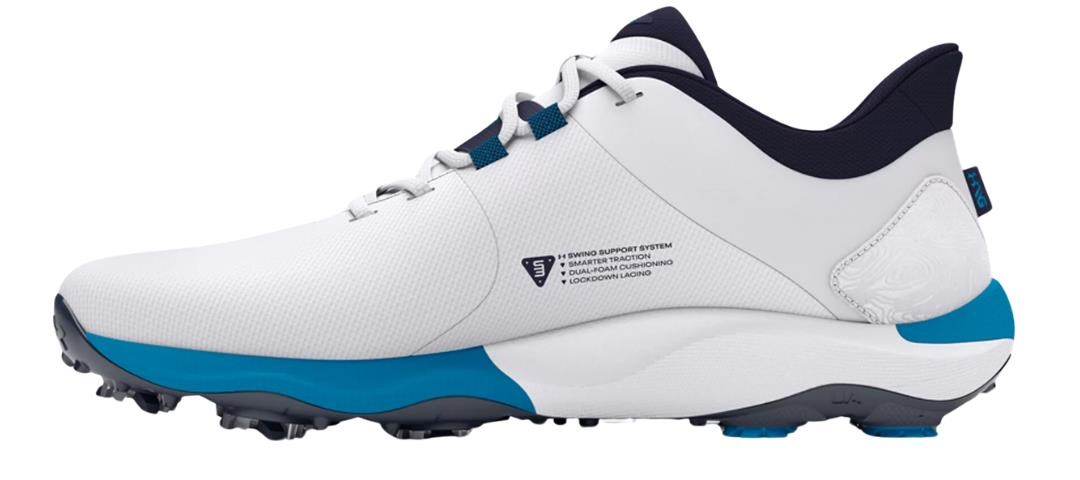 Under Armour Drive Pro Wide pánské golfové boty, bílé