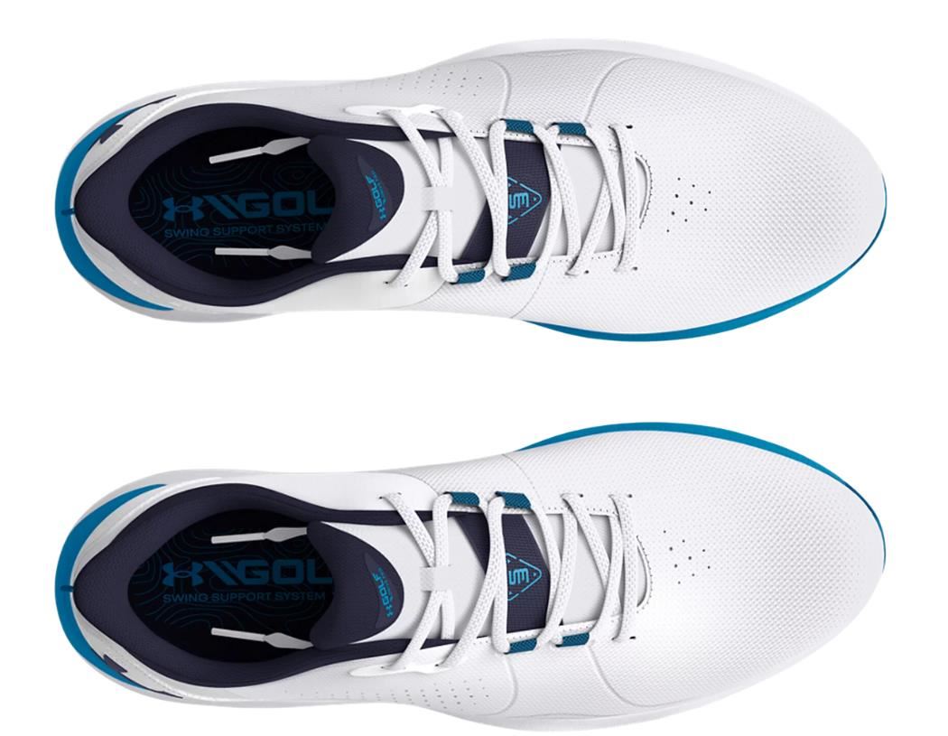 Under Armour Drive Pro Wide pánské golfové boty, bílé
