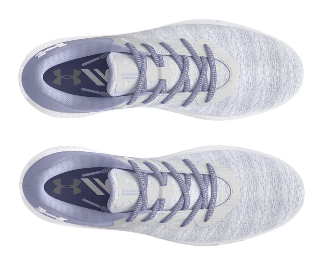 Under Armour Charged Breathe 2 Knit SL dámské golfové boty, celeste/white