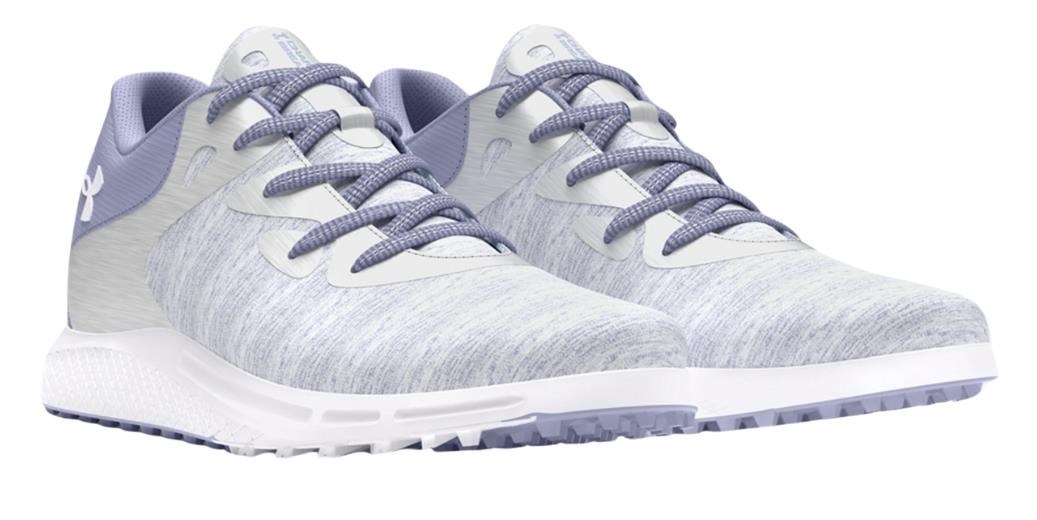 Under Armour Charged Breathe 2 Knit SL dámské golfové boty, celeste/white