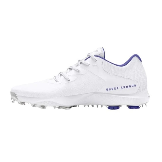 Under Armour Charged Breathe 2 dámské golfové boty, white/starlight/metallic silver