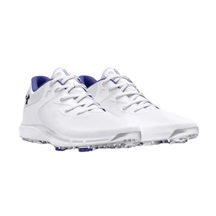 Under Armour Charged Breathe 2 dámské golfové boty, white/starlight/metallic silver