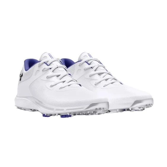 Under Armour Charged Breathe 2 dámské golfové boty, white/starlight/metallic silver