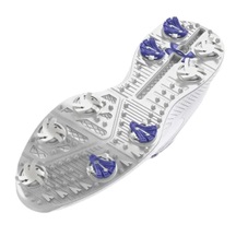 Under Armour Charged Breathe 2 dámské golfové boty, white/starlight/metallic silver