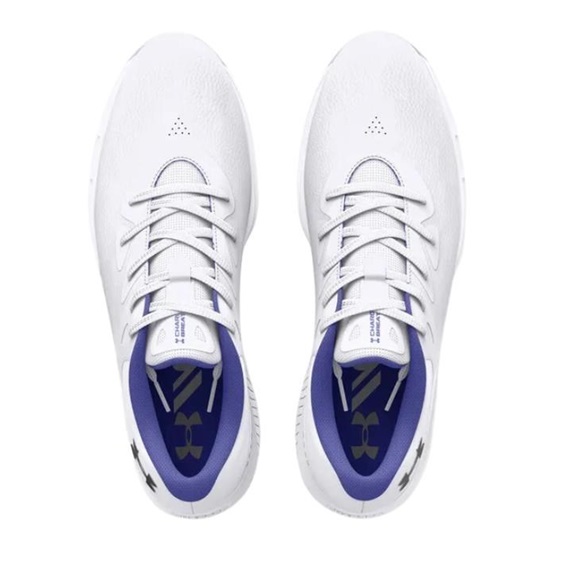 Under Armour Charged Breathe 2 dámské golfové boty, white/starlight/metallic silver