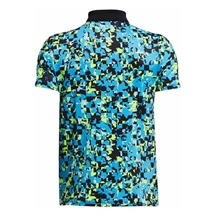 Under Armour Matchplay Printed dětské polo, capri/high-vis yellow/black