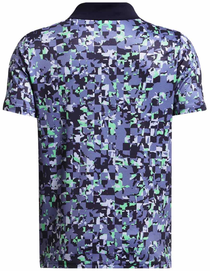 Under Armour Matchplay Printed dětské polo, starlight/vapor green