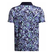 Under Armour Matchplay Printed dětské polo, starlight/vapor green