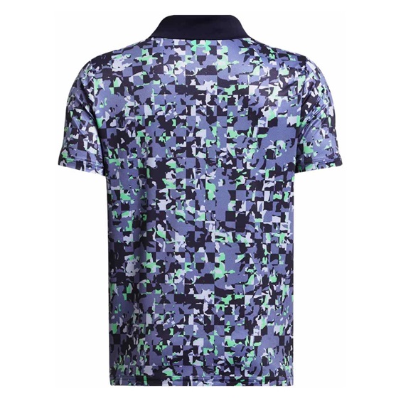 Under Armour Matchplay Printed dětské polo, starlight/vapor green