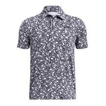 Under Armour Playoff Printed dětské polo, midnight navy/white