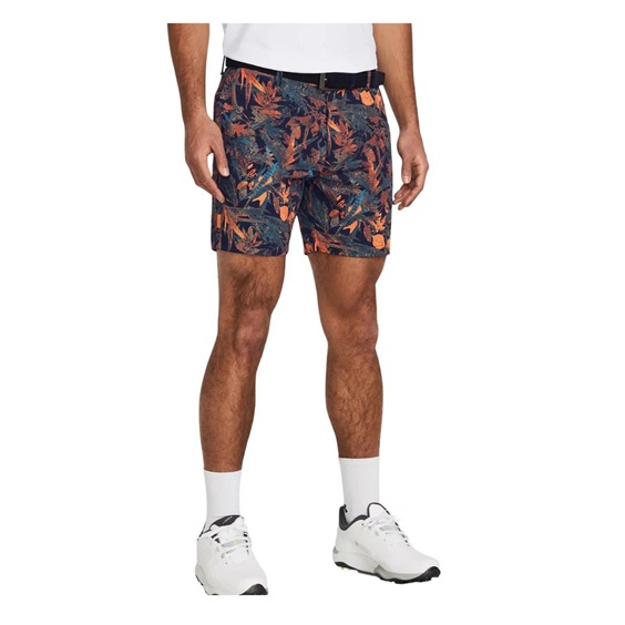 Under Armour Iso-Chill Printed 7" pánské kraťasy, midnight navy/photon blue/halo gray
