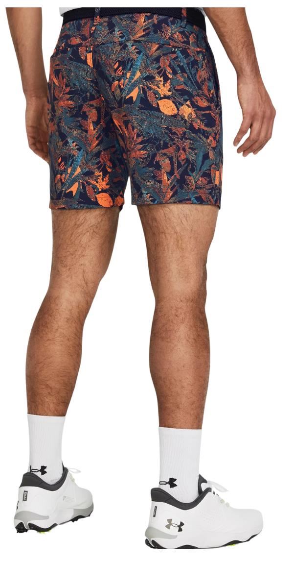 Under Armour Iso-Chill Printed 7" pánské kraťasy, midnight navy/photon blue/halo gray
