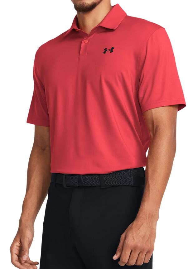 Under Armour T2G pánské polo, červeno/černé