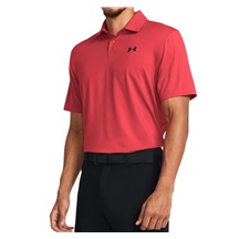 Under Armour T2G pánské polo, červeno/černé