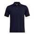 Under Armour Playoff 3.0 Striker pánské polo, tmavě modro/červené