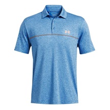 Under Armour Playoff 3.0 Printed pánské polo, photon blue/nova orange/midnight navy