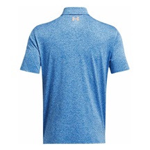 Under Armour Playoff 3.0 Printed pánské polo, photon blue/nova orange/midnight navy