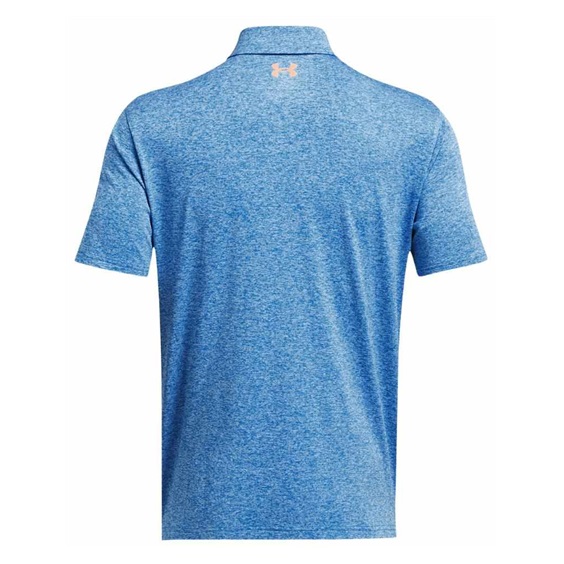 Under Armour Playoff 3.0 Printed pánské polo, photon blue/nova orange/midnight navy