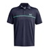 Under Armour Playoff 3.0 Stripe pánské polo, midnight navy/vapor green