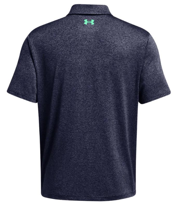 Under Armour Playoff 3.0 Stripe pánské polo, midnight navy/vapor green
