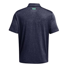 Under Armour Playoff 3.0 Stripe pánské polo, midnight navy/vapor green