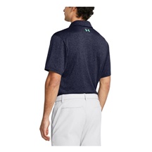 Under Armour Playoff 3.0 Stripe pánské polo, midnight navy/vapor green