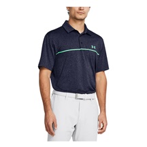 Under Armour Playoff 3.0 Stripe pánské polo, midnight navy/vapor green