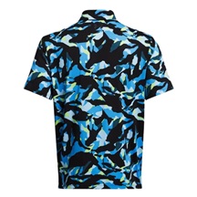 Under Armour Playoff 3.0 Printed pánské polo, black/capri