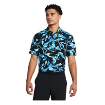 Under Armour Playoff 3.0 Printed pánské polo, black/capri