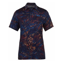 Under Armour Playoff 3.0 Printed pánské polo, midnight navy/phoenix