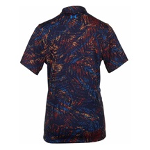 Under Armour Playoff 3.0 Printed pánské polo, midnight navy/phoenix