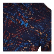 Under Armour Playoff 3.0 Printed pánské polo, midnight navy/phoenix