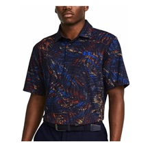 Under Armour Playoff 3.0 Printed pánské polo, midnight navy/phoenix