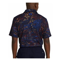 Under Armour Playoff 3.0 Printed pánské polo, midnight navy/phoenix