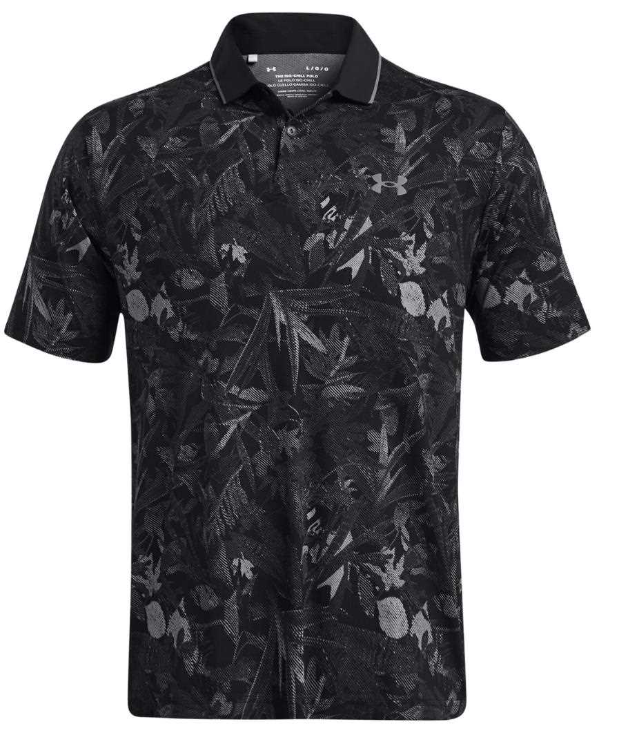 Under Armour Iso-Chill Edge pánské polo, černo/šedé