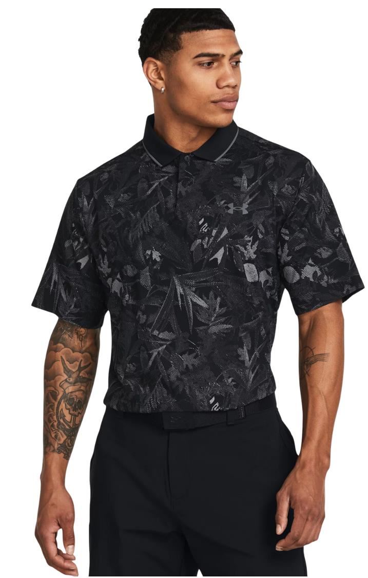 Under Armour Iso-Chill Edge pánské polo, černo/šedé