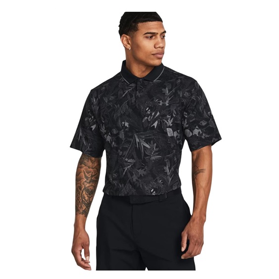 Under Armour Iso-Chill Edge pánské polo, černo/šedé
