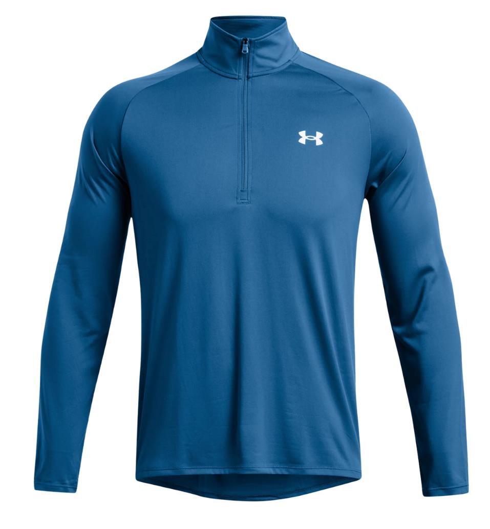 Under Armour Tech 2.0 pánské tričko s dlouhým rukávem, modré