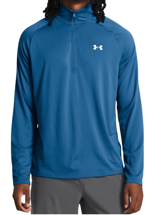 Under Armour Tech 2.0 pánské tričko s dlouhým rukávem, modré