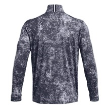 Under Armour Playoff Printed 1/4 Zip pánská mikina, downpour gray/midnight navy