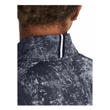 Under Armour Playoff Printed 1/4 Zip pánská mikina, downpour gray/midnight navy