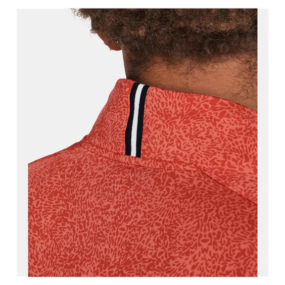 Under Armour Playoff Printed 1/4 Zip pánská mikina, coho/red solstice/black