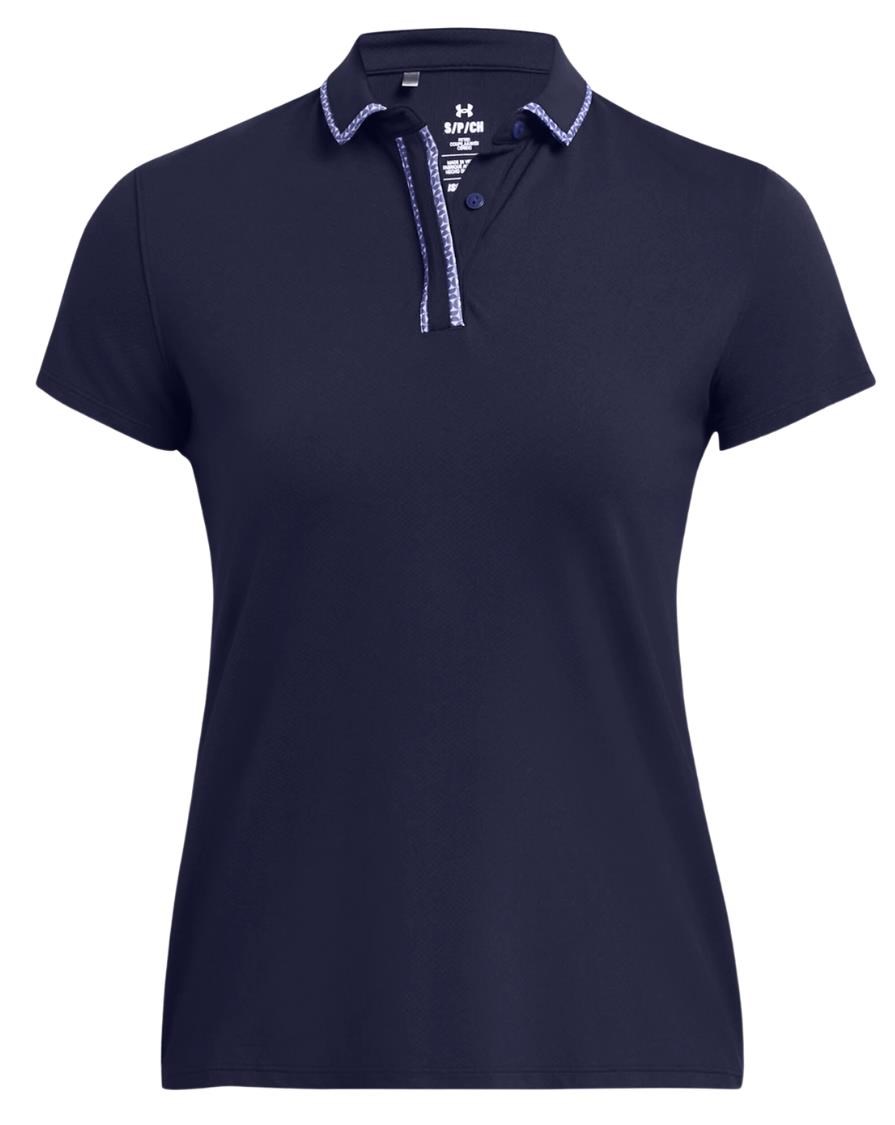 Under Armour Iso-Chill dámské polo, tmavě modro/bílé