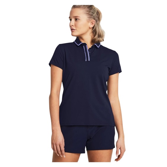 Under Armour Iso-Chill dámské polo, tmavě modro/bílé