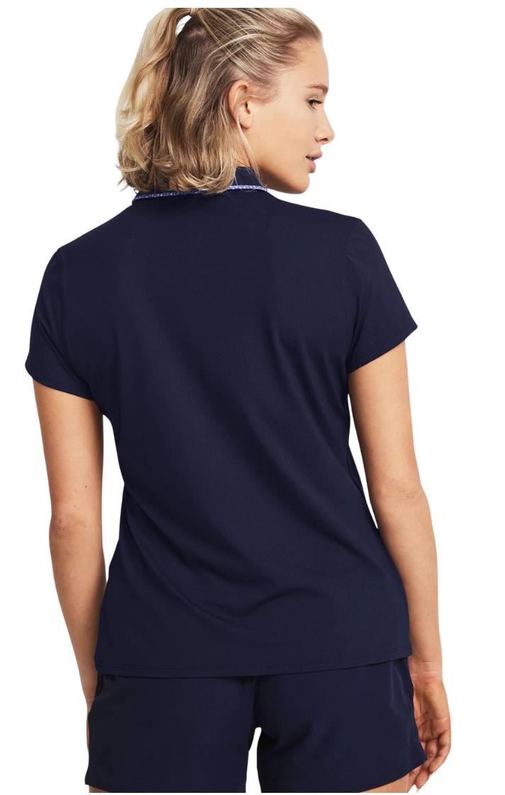 Under Armour Iso-Chill dámské polo, tmavě modro/bílé