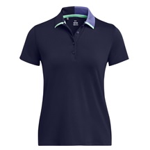 Under Armour Playoff Pitch dámské polo, midnight navy/starlight