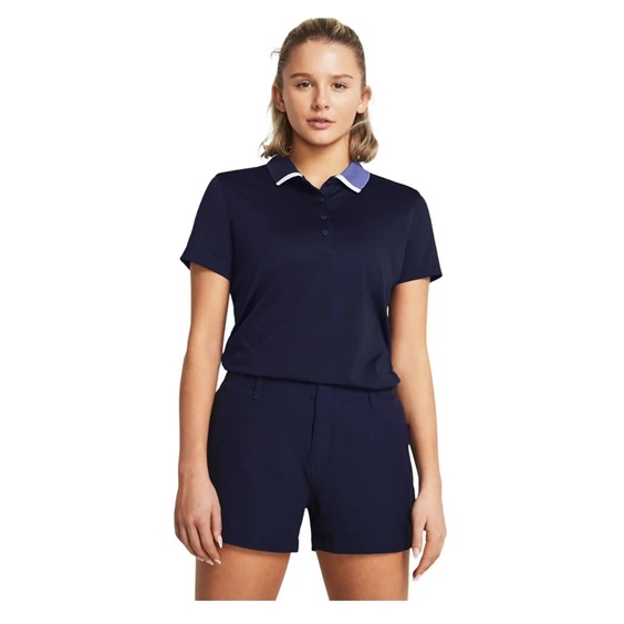 Under Armour Playoff Pitch dámské polo, midnight navy/starlight