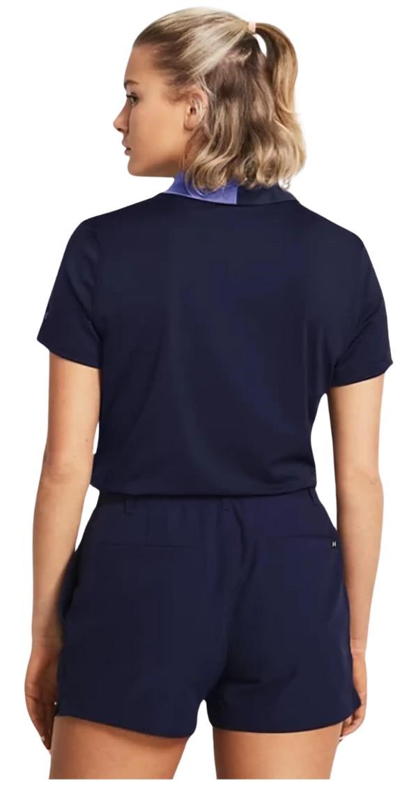Under Armour Playoff Pitch dámské polo, midnight navy/starlight