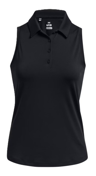 Under Armour Playoff Sleeveless dámské polo, černo/šedé