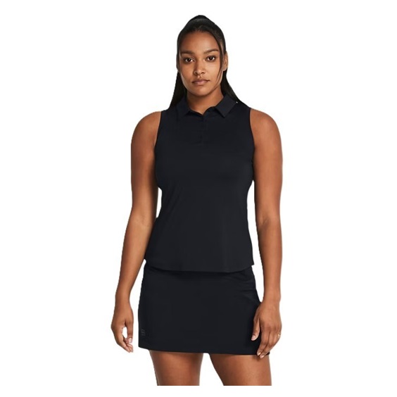 Under Armour Playoff Sleeveless dámské polo, černo/šedé